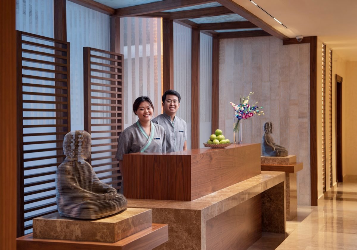 Stella Spa reception, Dubai Marina